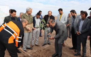 اجرای طرح مردمی کاشت یک میلیارد درخت در رشتخوار آغاز شد