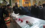 تشییع باشکوه پیکر مطهر شهید گمنام دفاع مقدس در رشتخوار