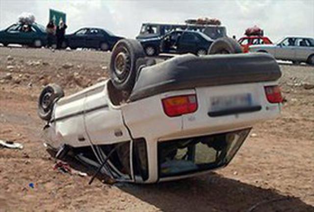 واژگونی پراید در رشتخوار با ۳ مصدوم